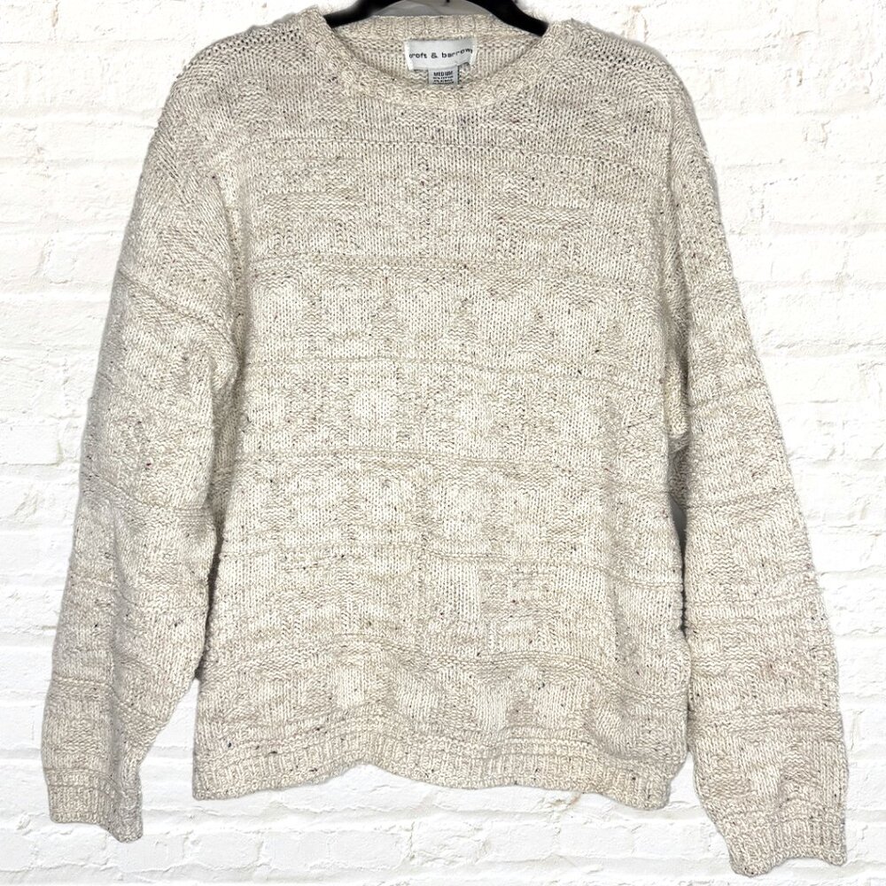 Croft & Barrow Cotton Vintage Sweater Made in USA Size Medium